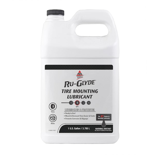 Ags Ru-Glyde Tire Mounting and Rubber Lubricant, 1 Gallon Bottle RG-18 - main